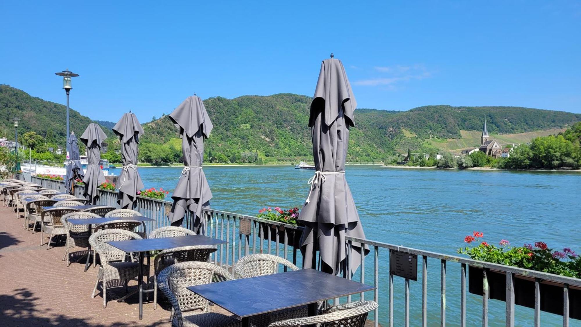 Urlaub Am Rhein, Ferienwohnung Mit Garten Boppard Bagian luar foto