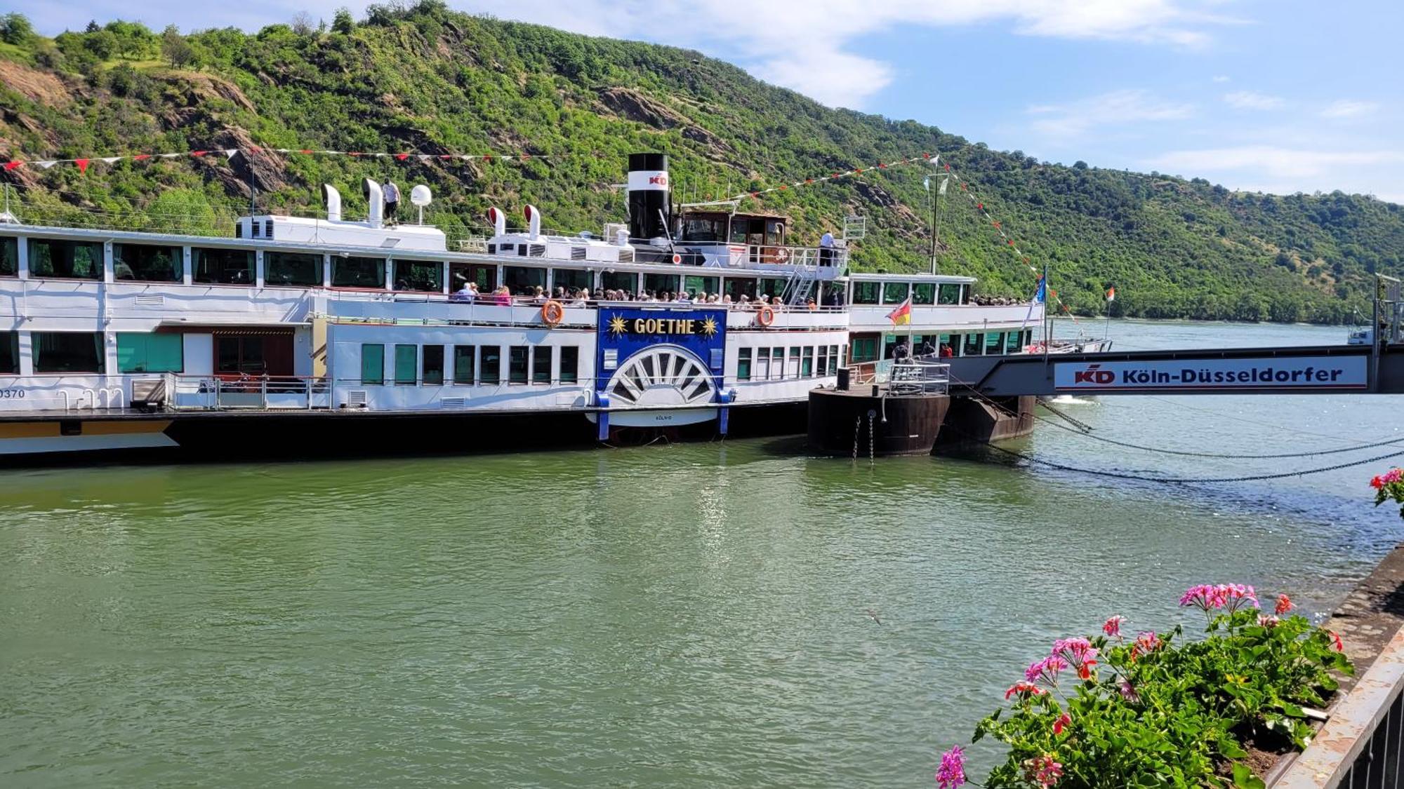 Urlaub Am Rhein, Ferienwohnung Mit Garten Boppard Bagian luar foto